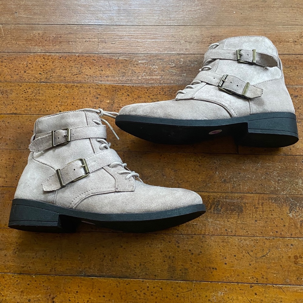 Tan boots